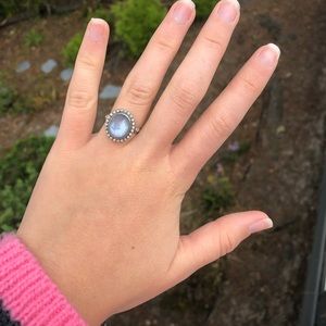 Armenta New World Mother of Pearl Triplet Ring